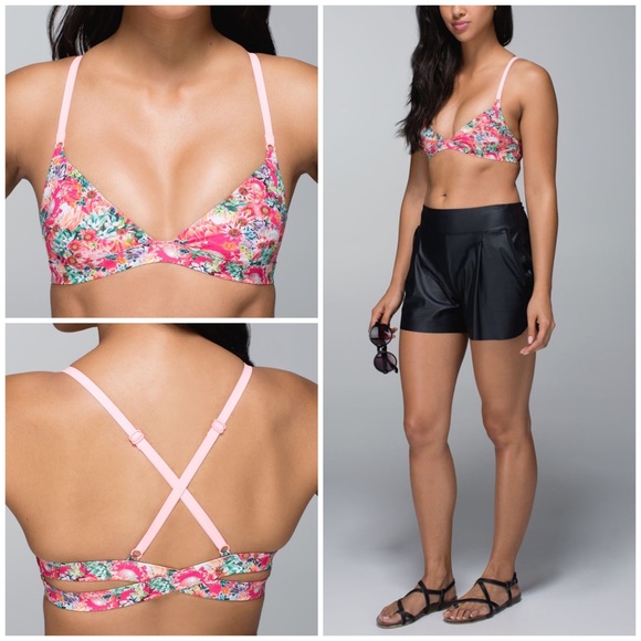 Lululemon Shanti Surf Triangle Top Sz 6 - Picture 3 of 7